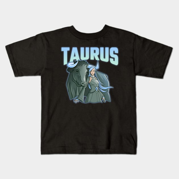 Taurus Kids T-Shirt by Studio-Sy